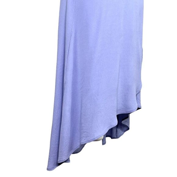 ASTR the Label Lilac wrap dress with short flutter crochet sleeves, M, EUC - Picture 9 of 15